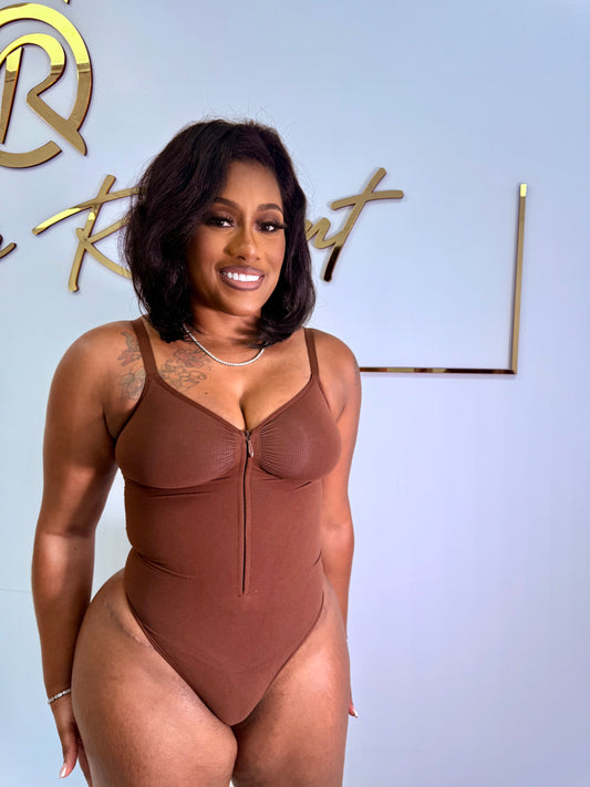 Seamless Thong Shaper with zipper