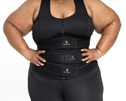 Triple belt Snatch and Sweat Waist Trainer