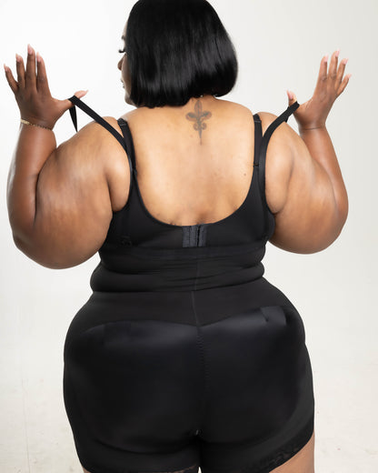Queen Faja undergarment with removable straps.