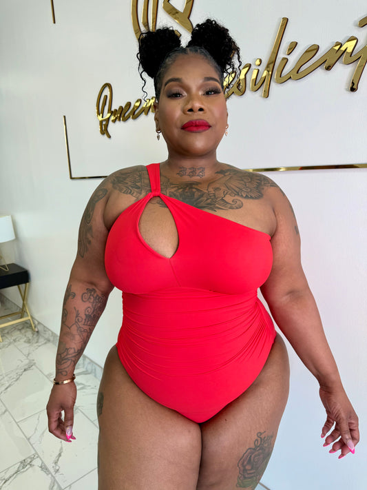 One-Shoulder  Shapewear Swimsuit
