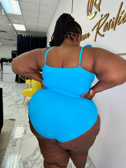 Ruffled Sleeve Swimwear
