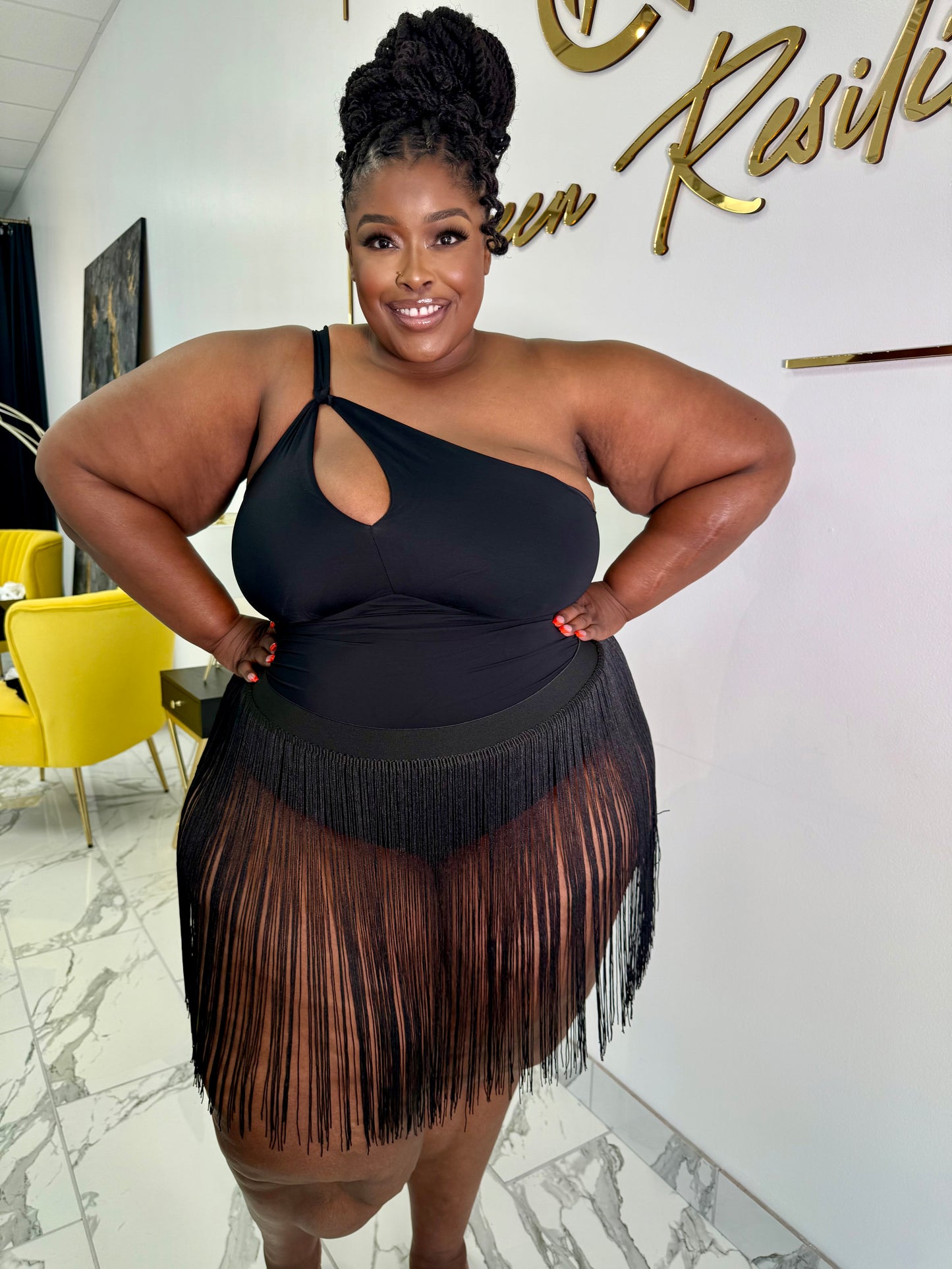 One-Shoulder  Shapewear Swimsuit