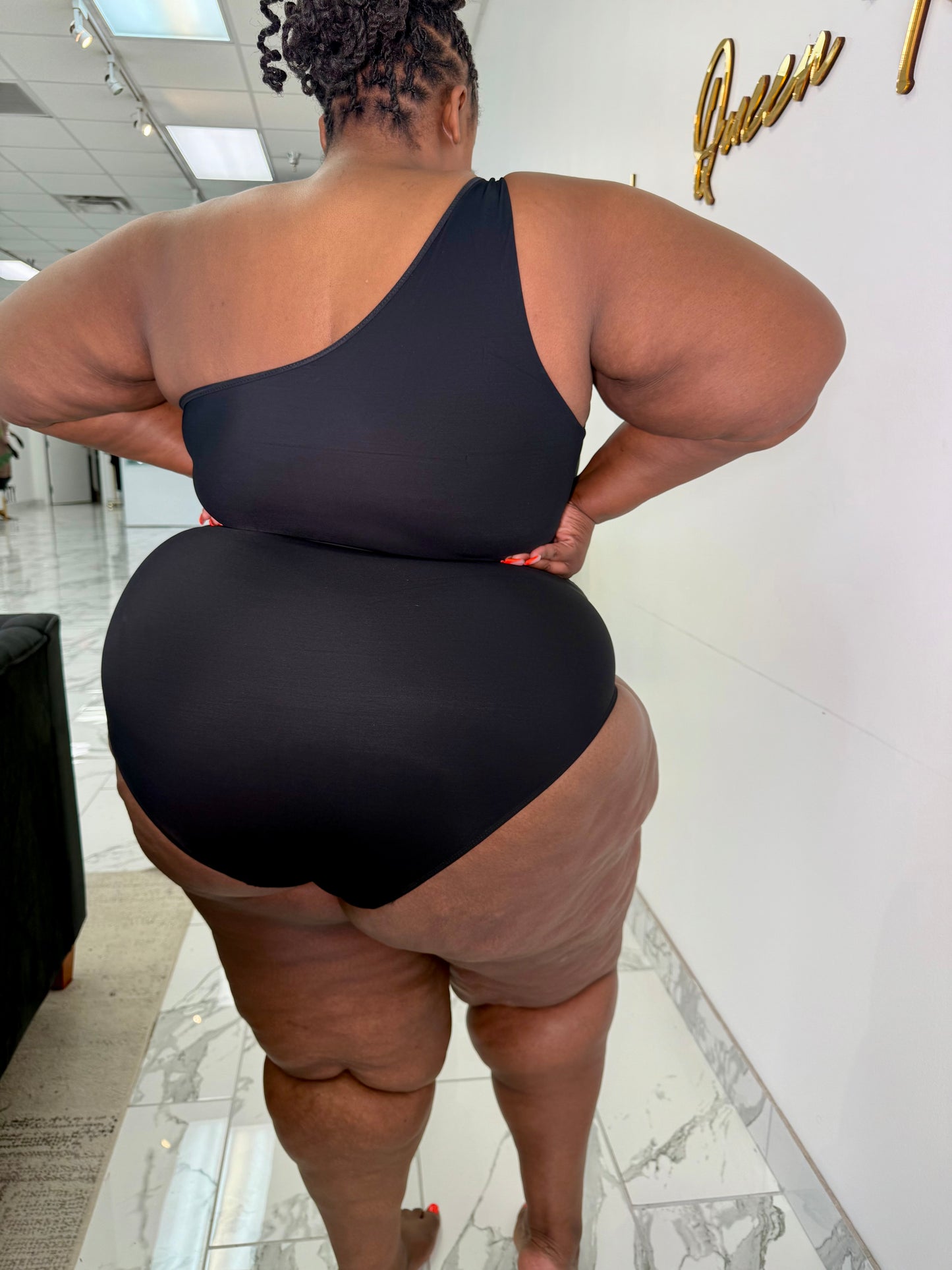 One-Shoulder  Shapewear Swimsuit