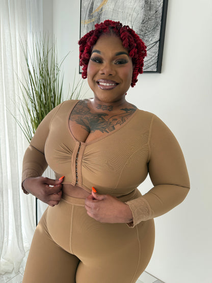 Kaci Colombian Bra with sleeve